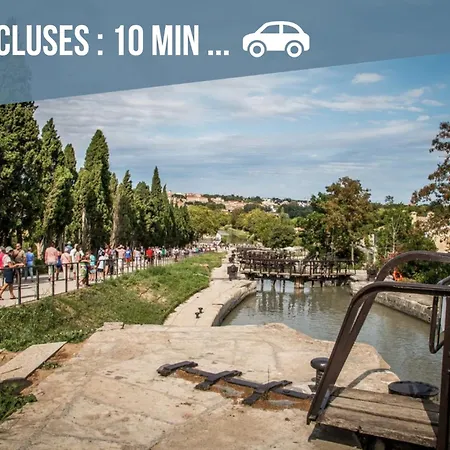 Apartmán L'eden Zen - Jacuzzi, Parking, Clim, Netflix Béziers