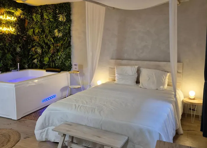 Διαμέρισμα L'eden Zen - Jacuzzi, Parking, Clim, Netflix Μπεζιέ